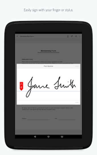 Image 5 pour Adobe Fill & Sign