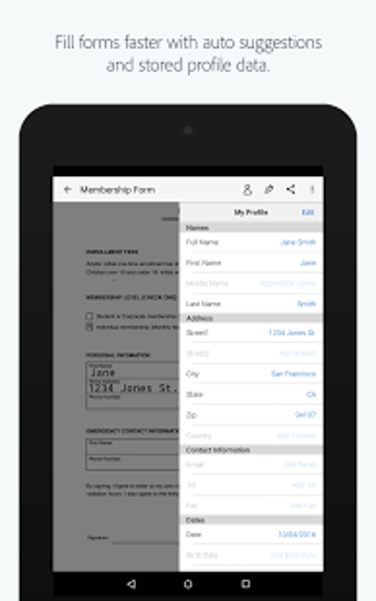 Obraz 2 dla Adobe Fill & Sign