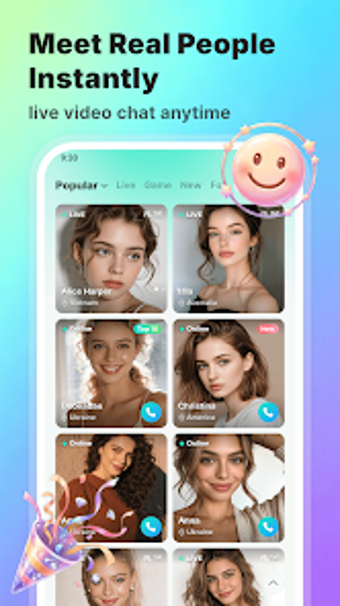 Bild 0 für Yomet - video chat match