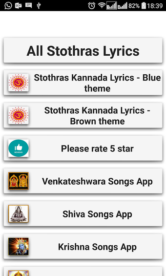 Immagine 0 per Stothrams Lyrics Kannada