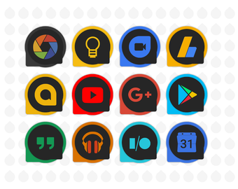 Image 0 pour PixelDew Dark Icon Pack F…