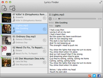 Now Playing - Lyrics Finder