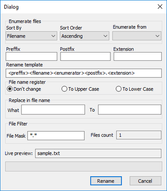 Imagen 0 para Easy File Rename