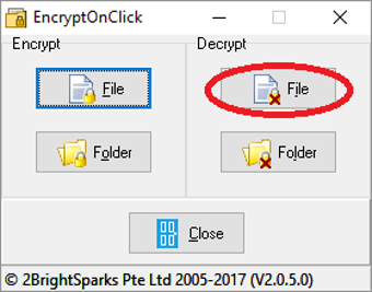 Obraz 5 dla EncryptOnClick