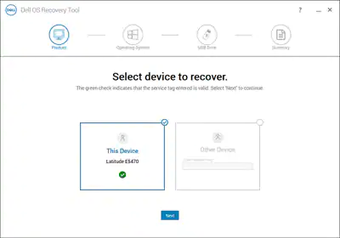 Bild 1 für Dell OS Recovery Tool