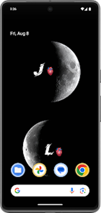 Image 0 for Text on Live Wallpaper