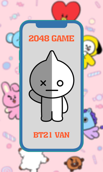 BTS 2048 BT21 Game