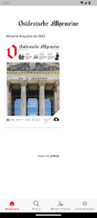 Bild 0 für Ostdeutsche Allgemeine