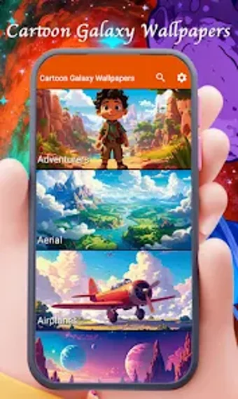 Cartoon Galaxy Wallpapersの画像0