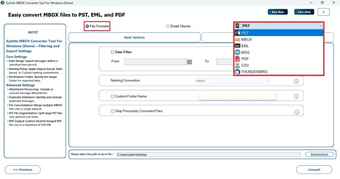 Image 0 for SysInfo MBOX to EML Conve…