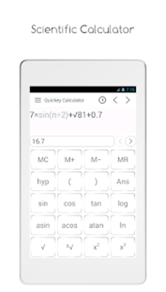 Simple calculator app