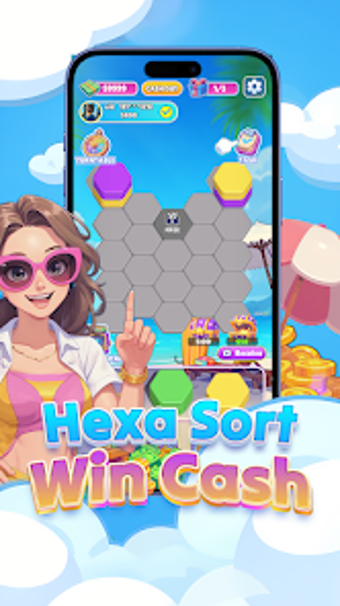 Imagen 0 para Hexa Sort : Win Cash