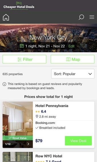 Image 0 pour Hotel & motel deals: Chea…