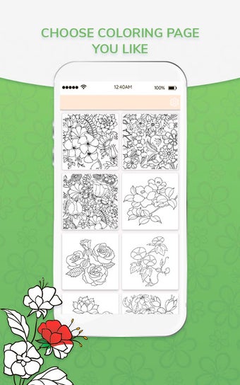 Image 0 pour Coloring Flowers: Perfect…