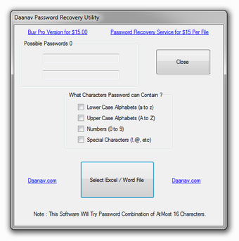 Image 0 for Daanav Password Recovery …