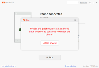 Mi Unlock