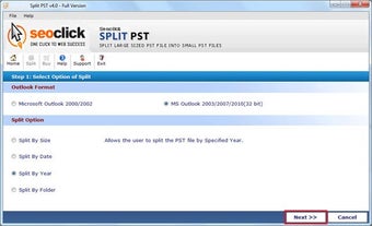 Split PST Software