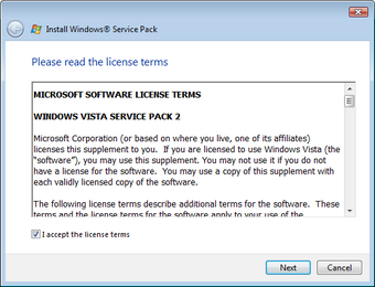 Bild 1 für Windows Vista Service Pac…