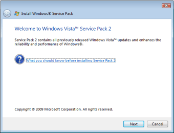 Windows Vista Service Pack 2