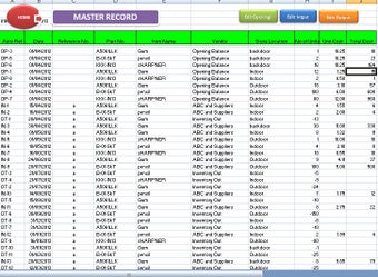 ABCAUS Excel Inventory Template and Tracker