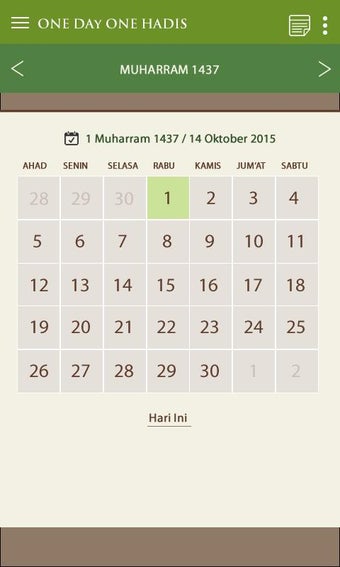 Immagine 0 per Satu Hari Satu Hadis
