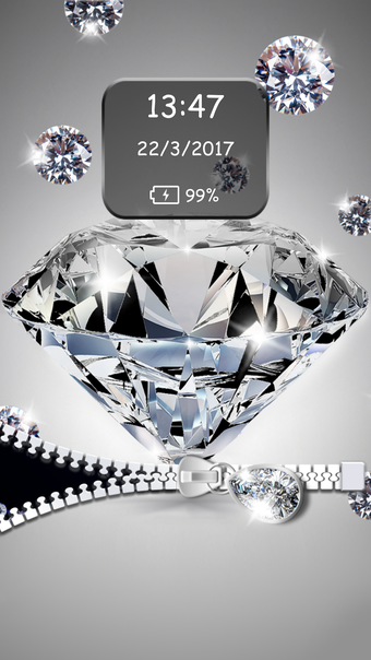 Bild 2 für Diamond Zipper Lock Scree…