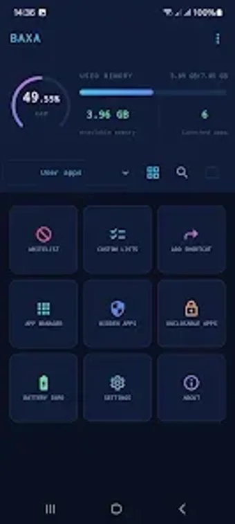 Image 0 pour Baxa: Close apps - Ram Ba…