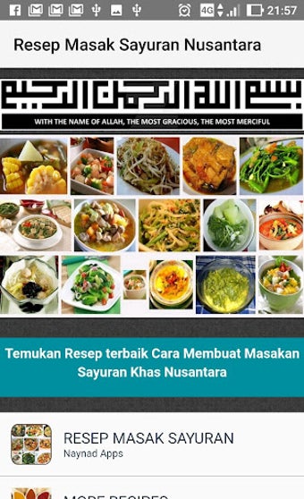 Resep Masak Sayuran Nusantara