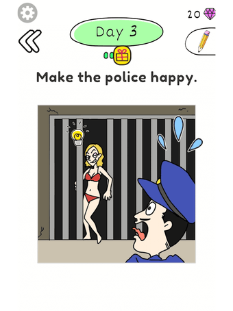 Draw Happy Police