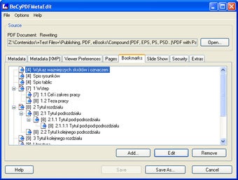 Image 4 pour BeCyPDFMetaEdit