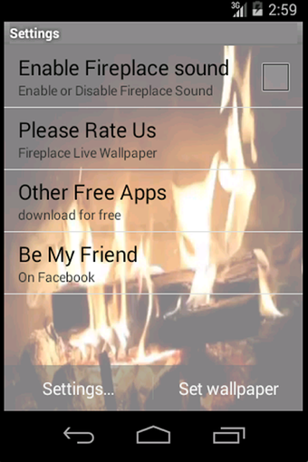 Real Fireplace Live Wallp…の画像0