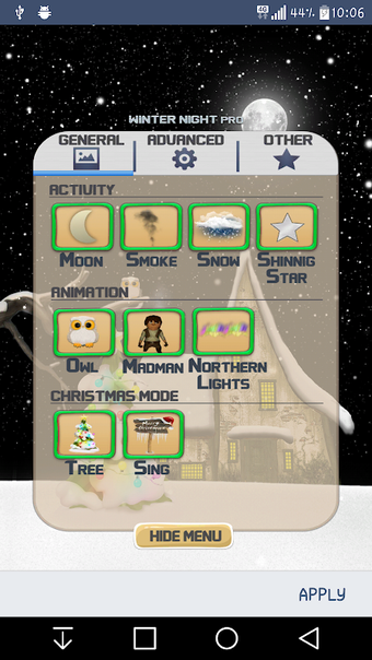 Obraz 0 dla Winter Night Live Wallpap…