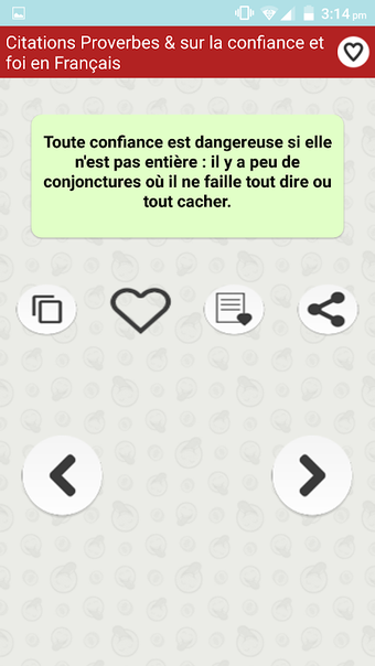 Bild 0 für Citation Confiance Foi & …