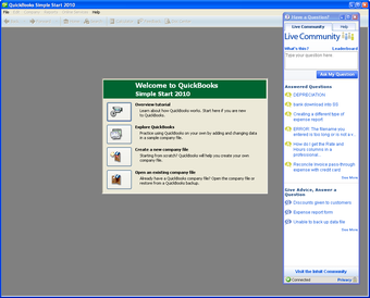 Bild 1 für QuickBooks Simple Start
