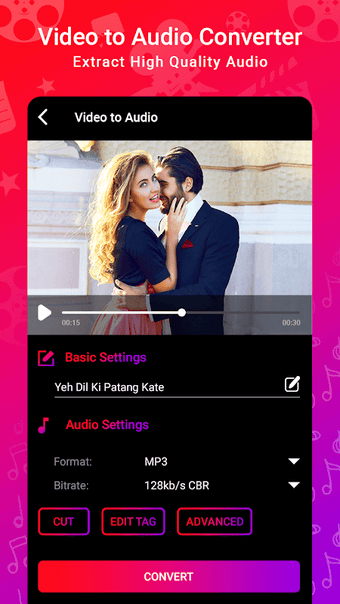 Video to Audio : Ringtone Maker, MP3 Cutter