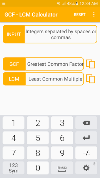 GCF - LCM Calculator的第0张图片