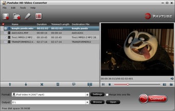 Image 0 pour Pavtube HD Video Converte…