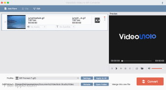 VideoSolo Video to GIF Converter for Mac