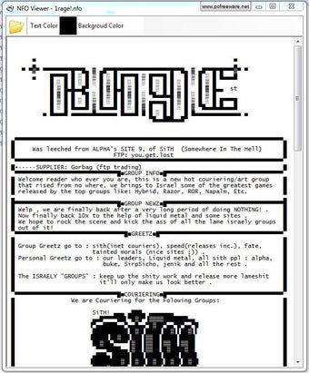 Image 0 for Free NFO Reader