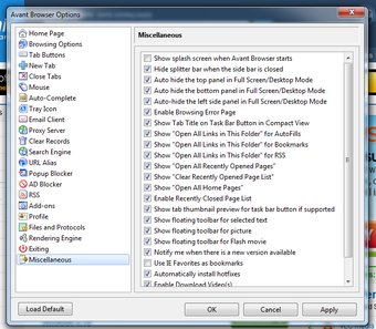 Image 7 for Avant Browser