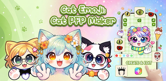 Obraz 0 dla Cat Emoji: Cat PFP Maker