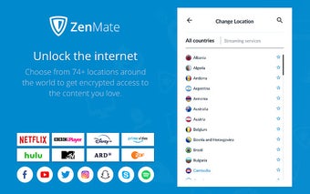 Obraz 2 dla ZenMate VPN for Chrome