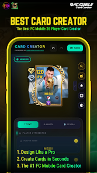 Bild 0 für FC Mobile 26 Card Creator