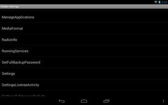 Hidden Android Settings