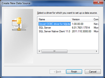 SQLite ODBC driver