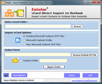 Image 0 pour Outlook vCard Import