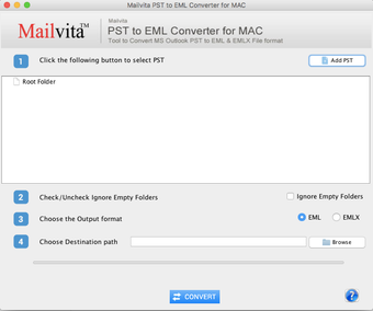 Image 0 pour MailVita PST to EML Conve…