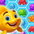 Icon des Programms: Gold Fish Hexa Blast
