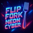 Ikona programu: Flip Fork Neon Cyber