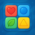 Ikona programu: Matching three Tile Blue
